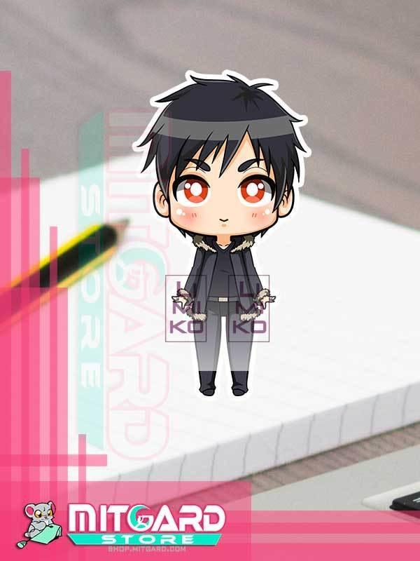 DURARARA!! Izaya Orihara Sticker vinil adhesive anime by Limiko’s Art - 1